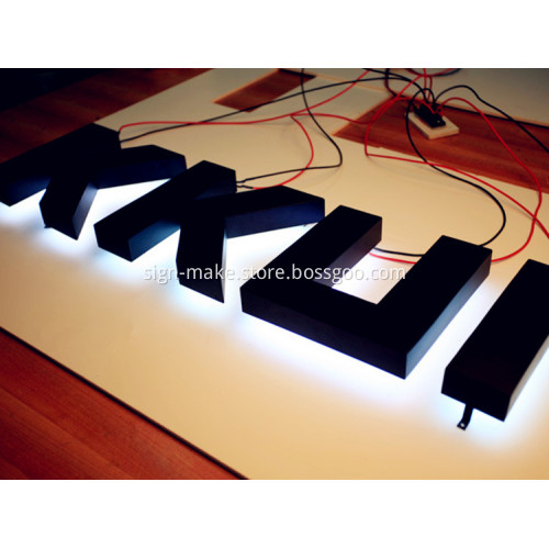 Led Storefront Signs Lit Letter Sign